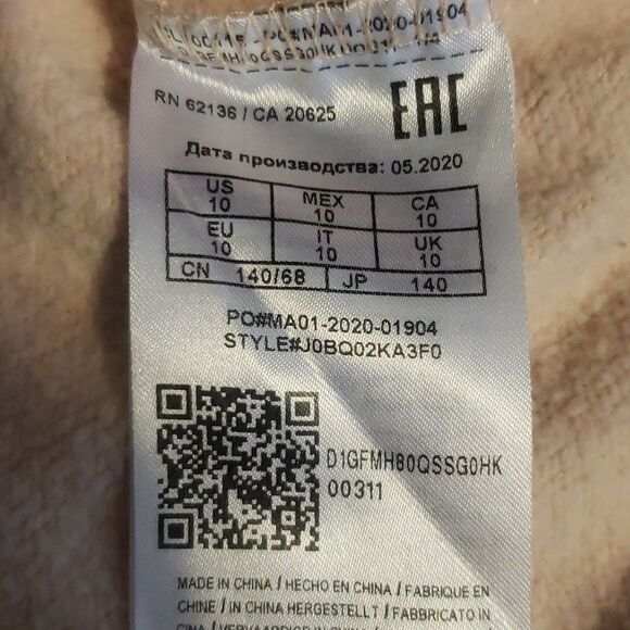 Guess Women's 10 Mesh & Pink Cropped Sweater - Picture 13 of 14